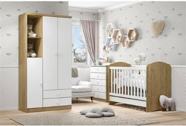 Berço, Cômoda e Guarda Roupa Infantil