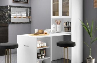 Armário Multiuso com Mesa Retrátil