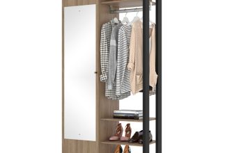 Montagem de Guarda Roupa Closet Modulado com Espelho