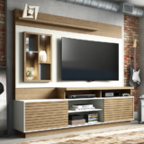 Montagem de Estante Home para TV até 65″ com LED e Espelho Eldorado Linea Brasil