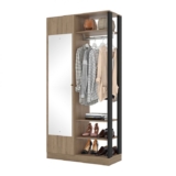 Montagem de Guarda Roupa Closet Modulado com Espelho